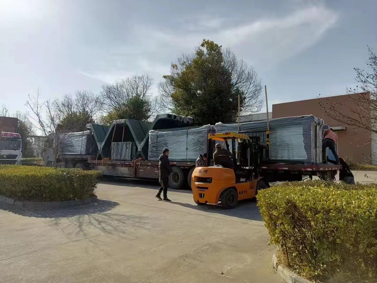 浙江快速公交brt公交站臺(tái)候車(chē)亭發(fā)貨